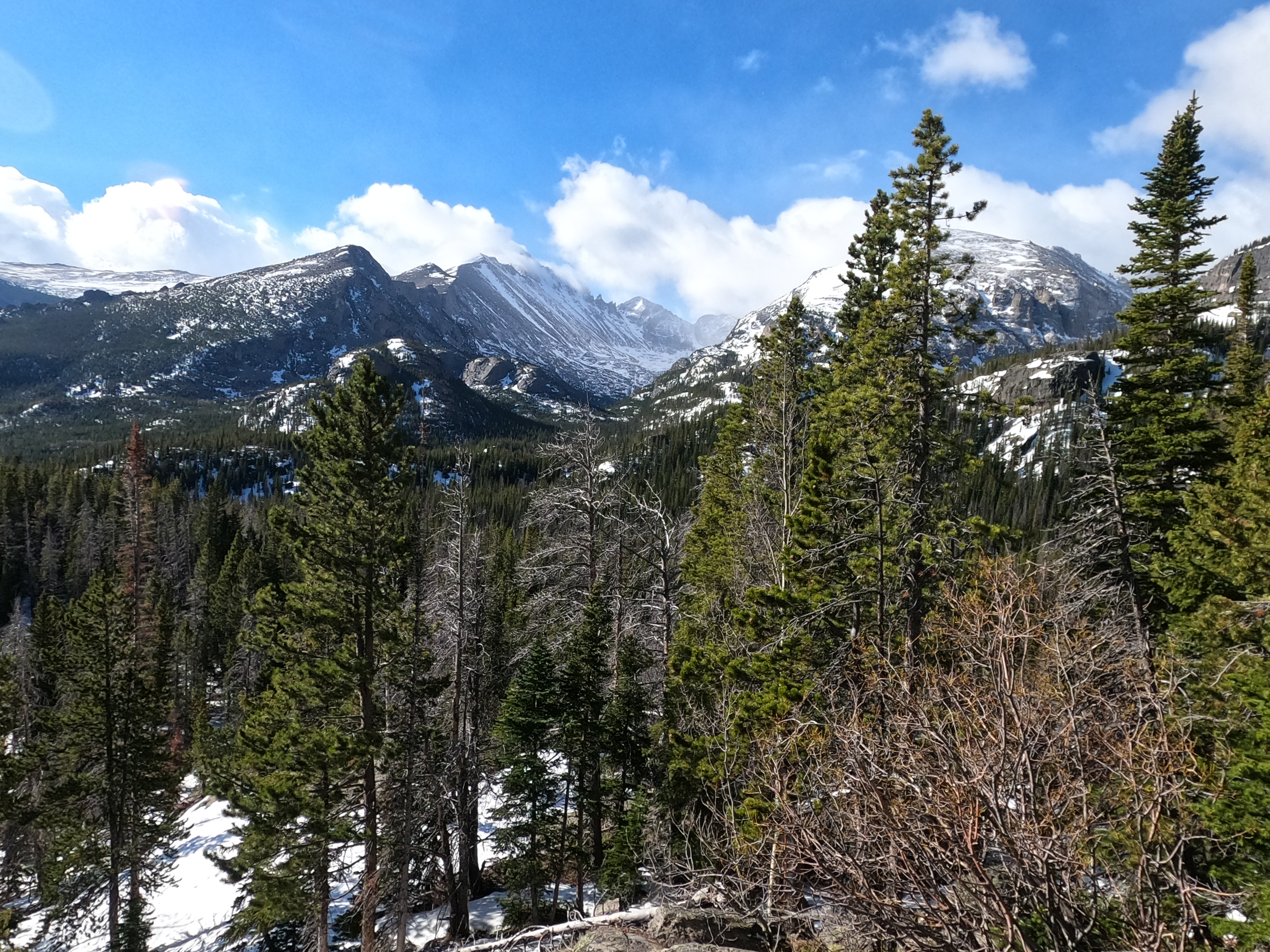 This was the view on the way to Nymph Lake