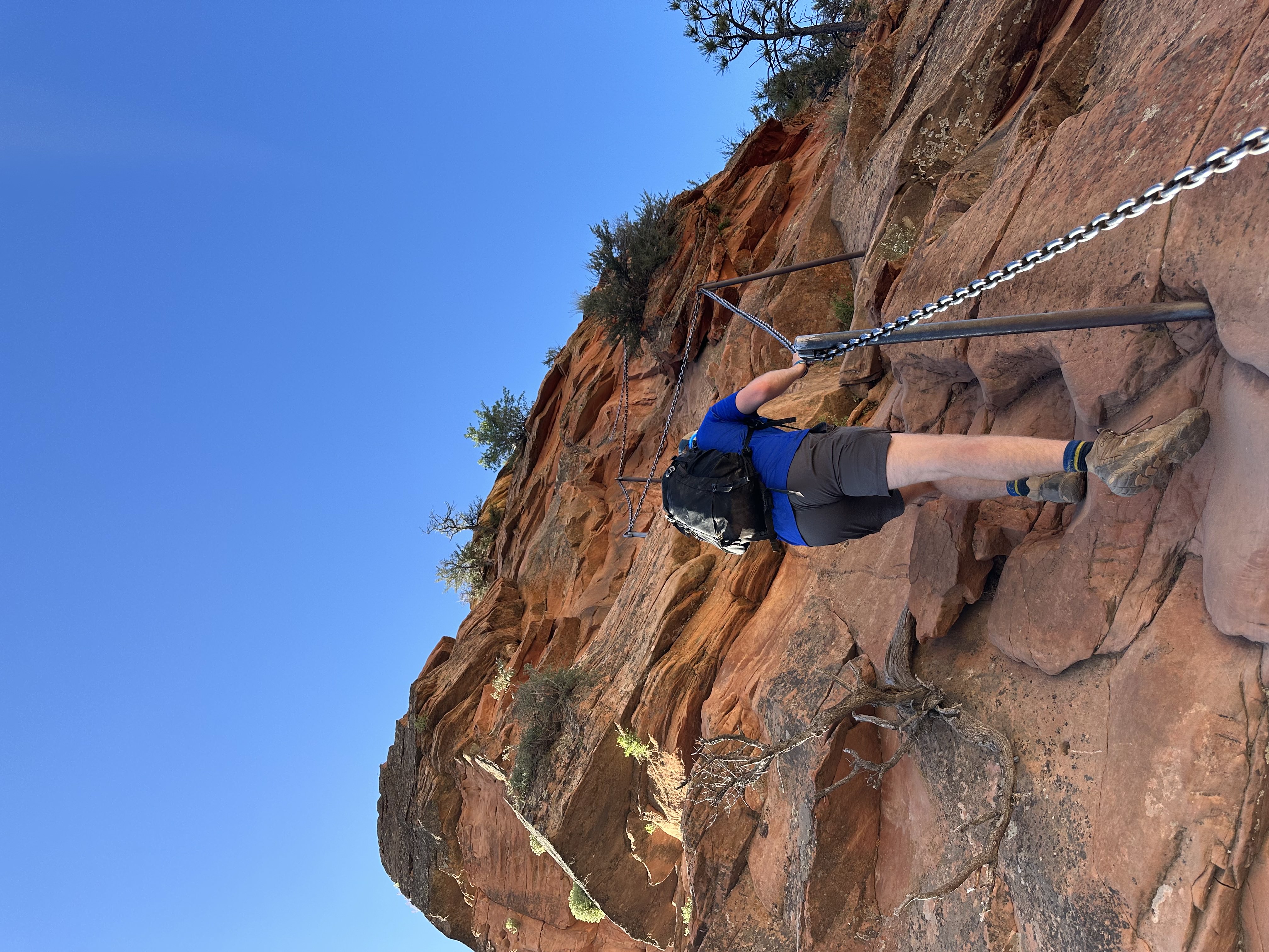 Hiking to Angels Landing